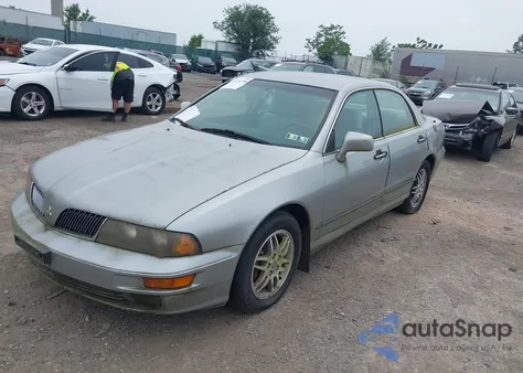 2002 Mitsubishi Diamante Es z USA, uszkodzony, nr VIN 6MMAP57P52T010062